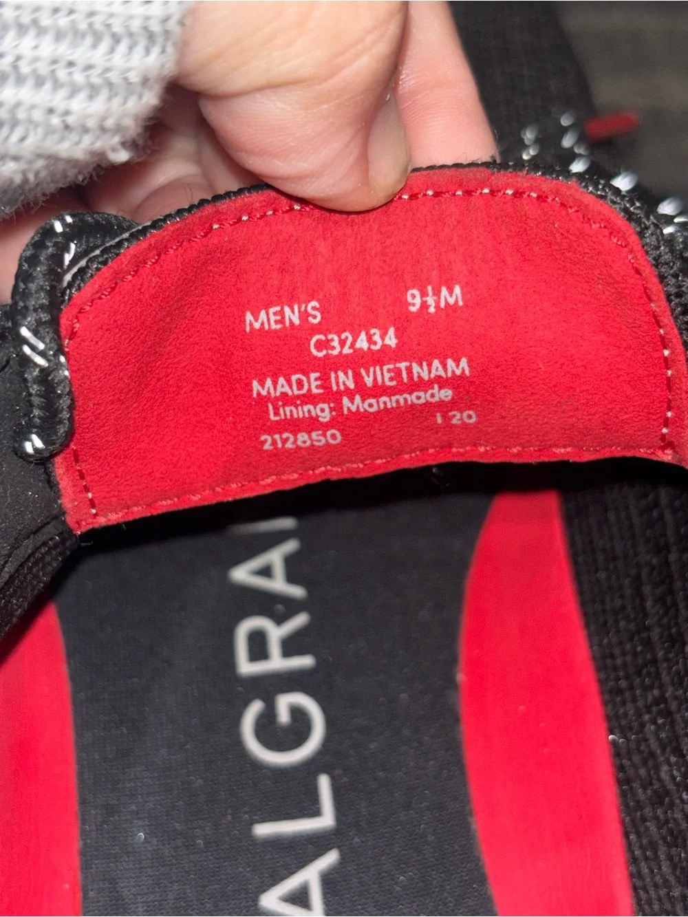 Cole Haan stitchlite upper